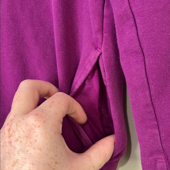 Primary Long Sleeve Dress Purple Girls 4-5 - Picture 2 of 5